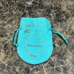 Tiffany & Co. infinity sterling silver necklace